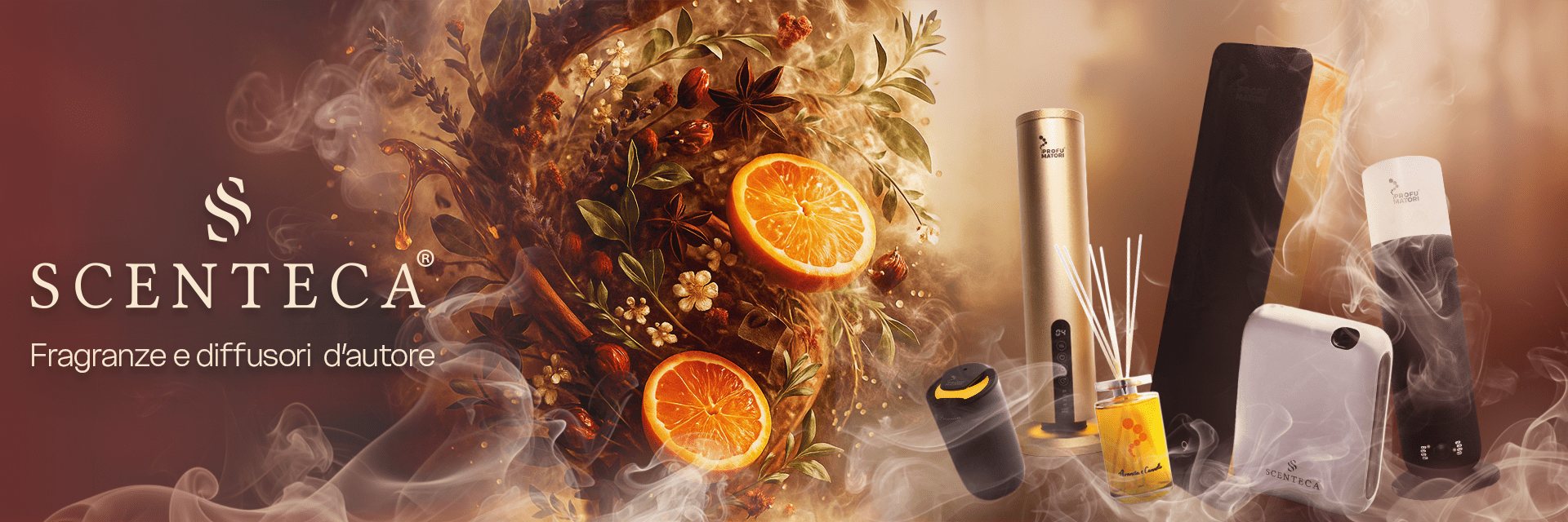 Fragranze e diffusori d’autore: profumatori a bastoncini, diffusori elettronici e accessori per ambienti eleganti e profumati